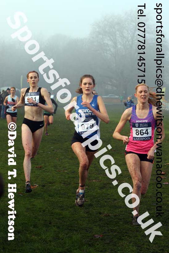 Senior and under-23 women, European Cross Country Trials, Sefton Park, Liverpool. Photo: David T. Hewitson/Sports for All Pics